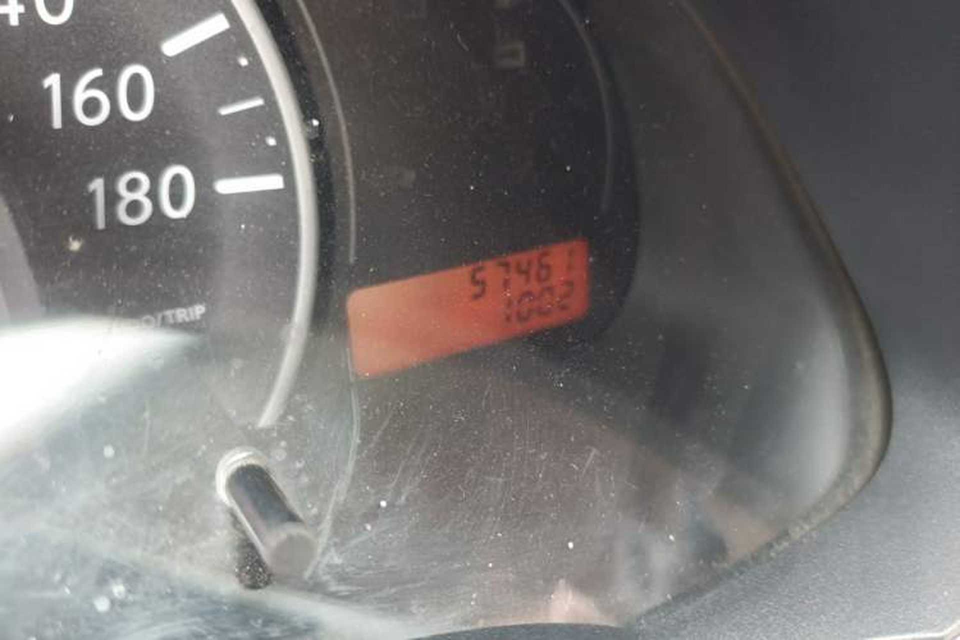 Used Nissan March 2010 1.5L Manual E-Xuan Edition Odometer Close Up