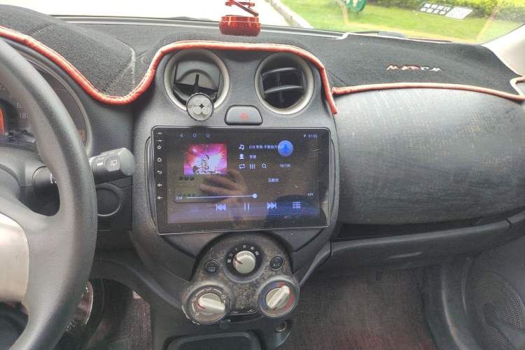 Used Nissan March 2010 1.5L Automatic Easy-Style Version Audio And AC Panel