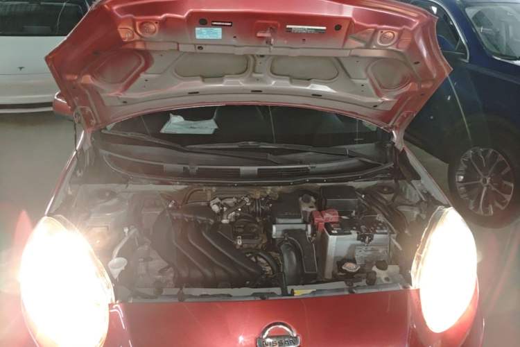 Used Nissan March 2010 1.5L Automatic Easy-Style Version Engine Bay