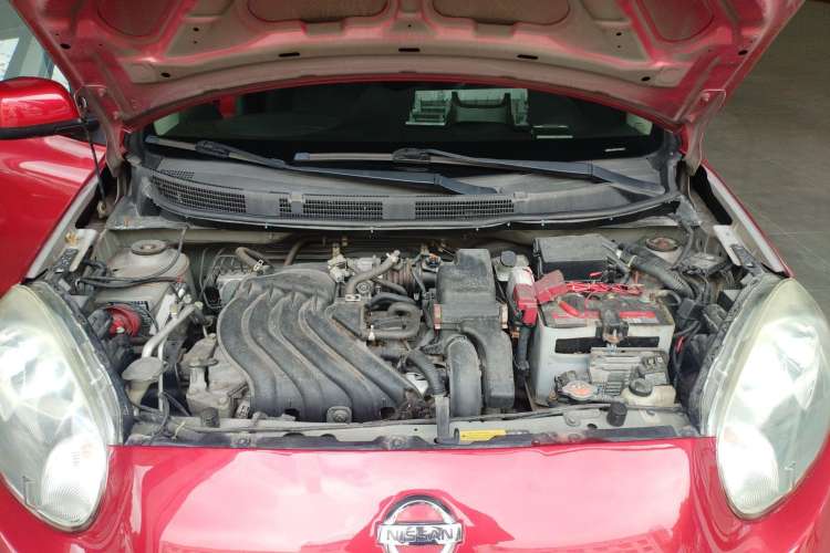 Used Nissan March 2010 1.5L Automatic Easy-Style Version Engine Bay