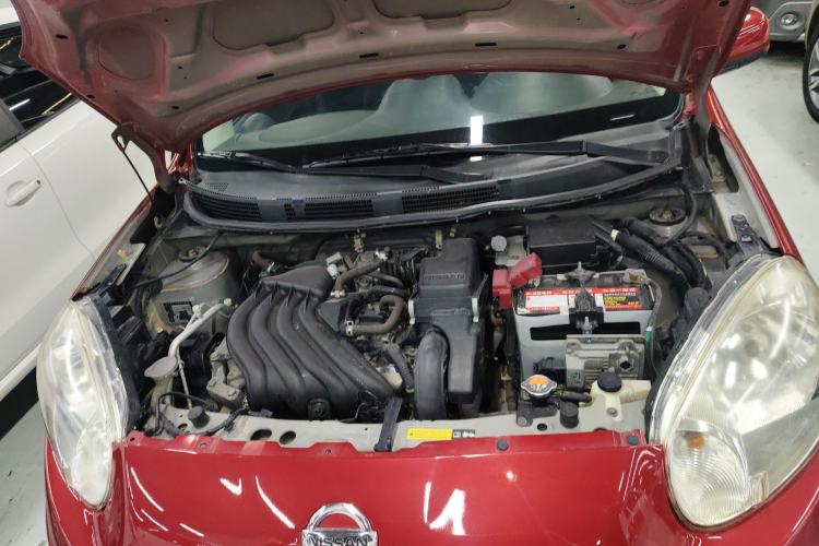 Used Nissan March 2010 1.5L Automatic Easy-Style Version Engine Bay
