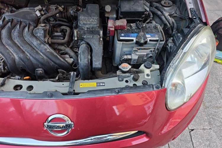 Used Nissan March 2010 1.5L Automatic Easy-Style Version Engine Bay Left