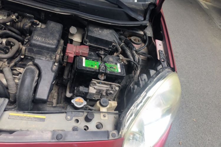 Used Nissan March 2010 1.5L Automatic Easy-Drive Version Engine Bay Left