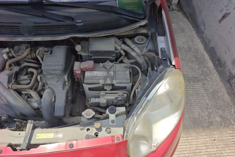 Used Nissan March 2010 1.5L Automatic Easy-Style Version Engine Bay Left