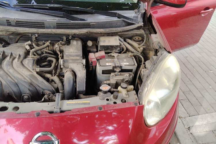 Used Nissan March 2010 1.5L Automatic Easy-Drive Version Engine Bay Left