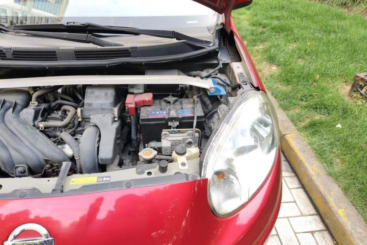 Used Nissan March 2010 1.5L Automatic Easy-Style Version Engine Bay Left