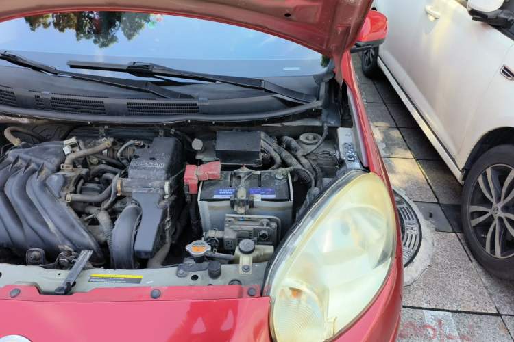 Used Nissan March 2010 1.5L Automatic Easy-Style Version Engine Bay Left
