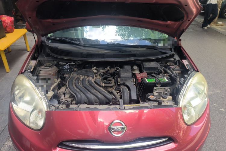Used Nissan March 2010 1.5L Automatic Easy-Drive Version Engine Bay