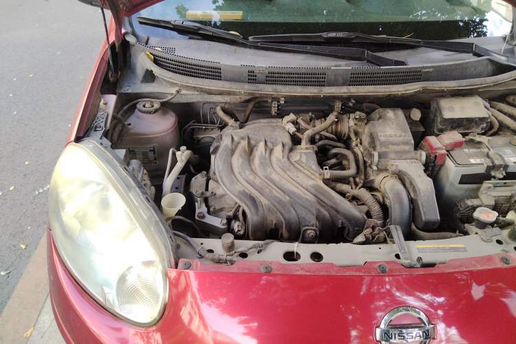 Used Nissan March 2010 1.5L Automatic Easy-Drive Version Engine Bay Right