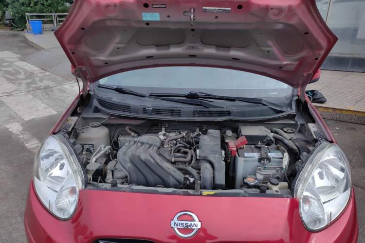 Used Nissan March 2010 1.5L Automatic Easy-Style Version Engine Bay