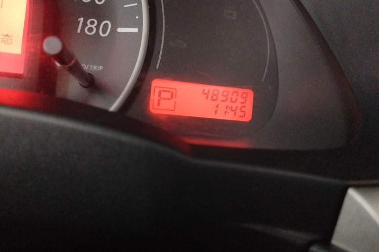 Used Nissan March 2010 1.5L Automatic Easy-Style Version Odometer Close Up
