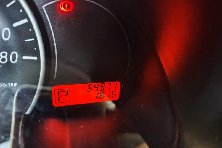 Used Nissan March 2010 1.5L Automatic Easy-Style Version Odometer Close Up