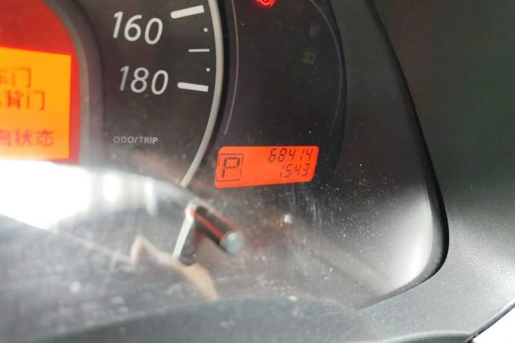 Used Nissan March 2010 1.5L Automatic Easy-Style Version Odometer Close Up