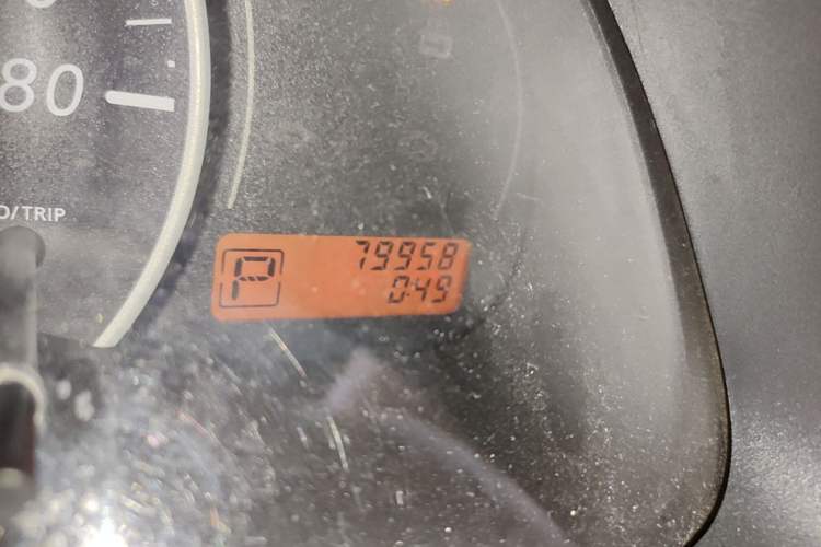 Used Nissan March 2010 1.5L Automatic Easy-Style Version Odometer Close Up