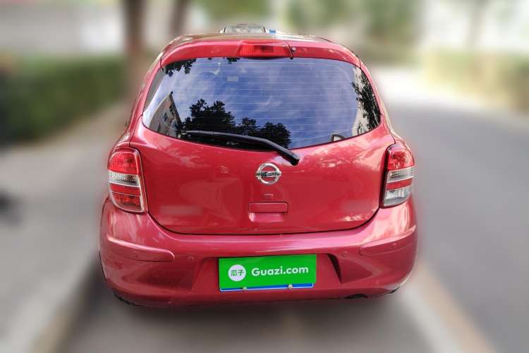 Used Nissan March 2010 1.5L Automatic Easy-Drive Version Rear