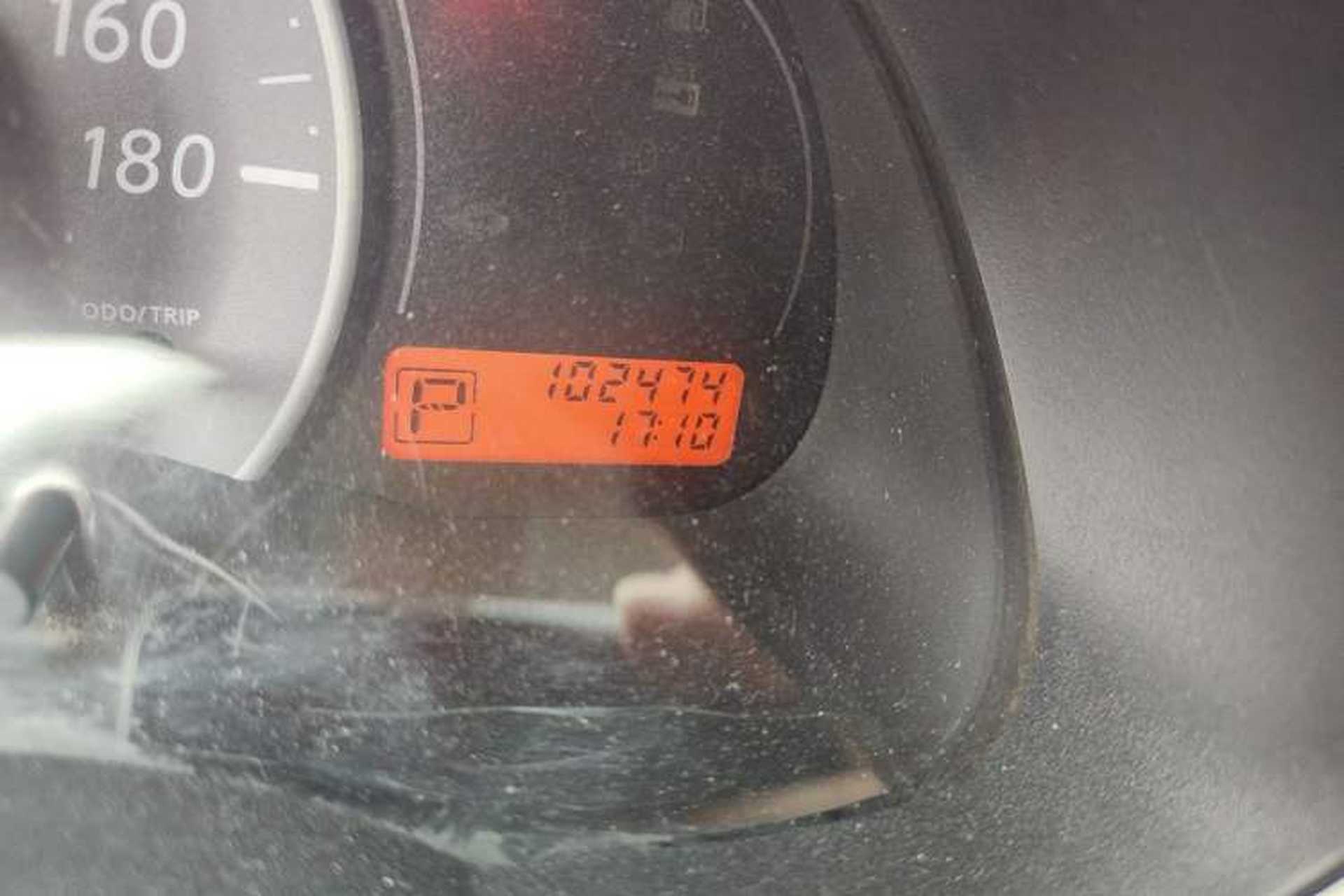 Used Nissan March 2010 1.5L Automatic Easy-Drive Version Odometer Close Up