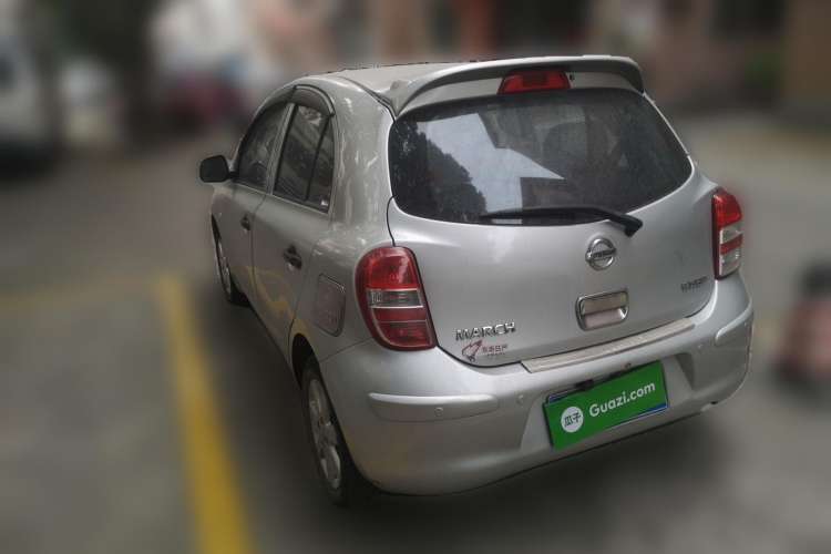 Used Nissan March 2010 1.5L Automatic Easy-Style Version Rear Left 45 Deg
