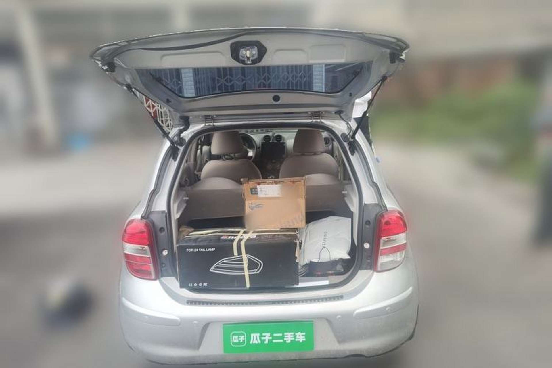 Used Nissan March 2010 1.5L Automatic Easy-Drive Version Trunk