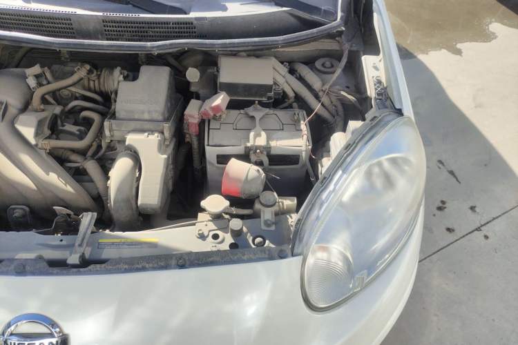 Used Nissan March 2010 1.5L Manual Easi-Style Edition Engine Bay Left