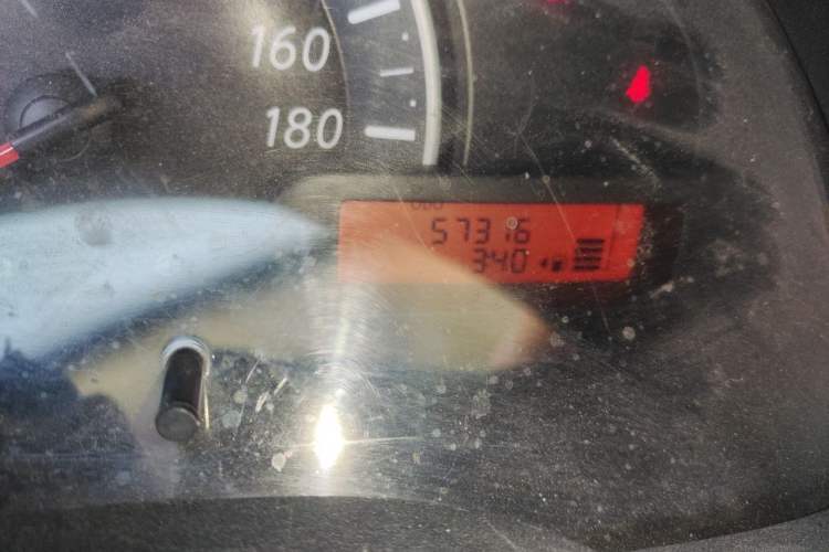 Used Nissan March 2010 1.5L Manual Easi-Style Edition Odometer Close Up