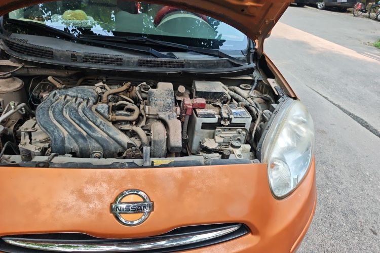 Used Nissan March 2010 1.5L Automatic Easy-Style Version Engine Bay Left