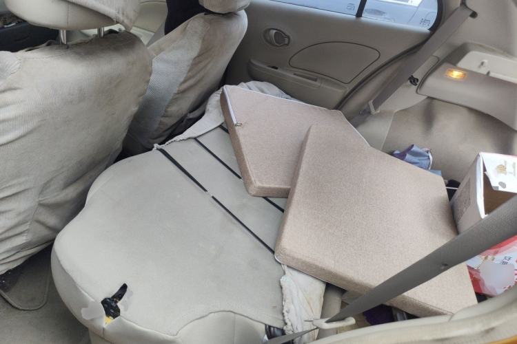 Used Nissan March 2010 1.5L Automatic Easy-Style Version Left Rear Seat