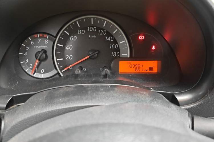 Used Nissan March 2010 1.5L Manual Easi-Style Edition Odometer Close Up