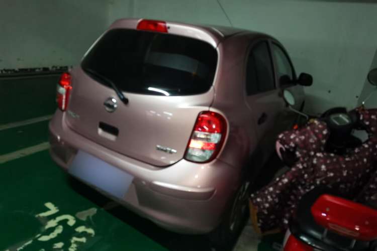 Used Nissan March 2015 1.5L Automatic E-Xuan Edition Rear Right 45 Deg