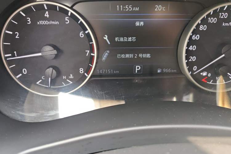 Used Nissan Murano 2015 2.5L XL Two-Wheel Drive Smart Edition Odometer Close Up