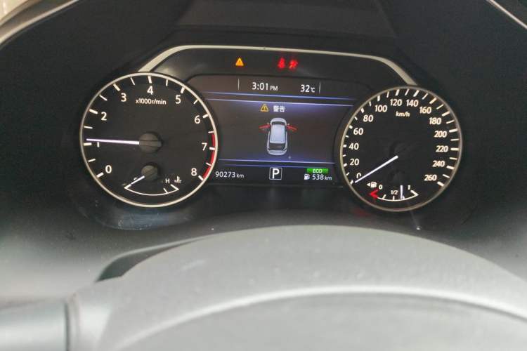 Used Nissan Murano 2015 2.5L XL Two-Wheel Drive Smart Edition Odometer Close Up
