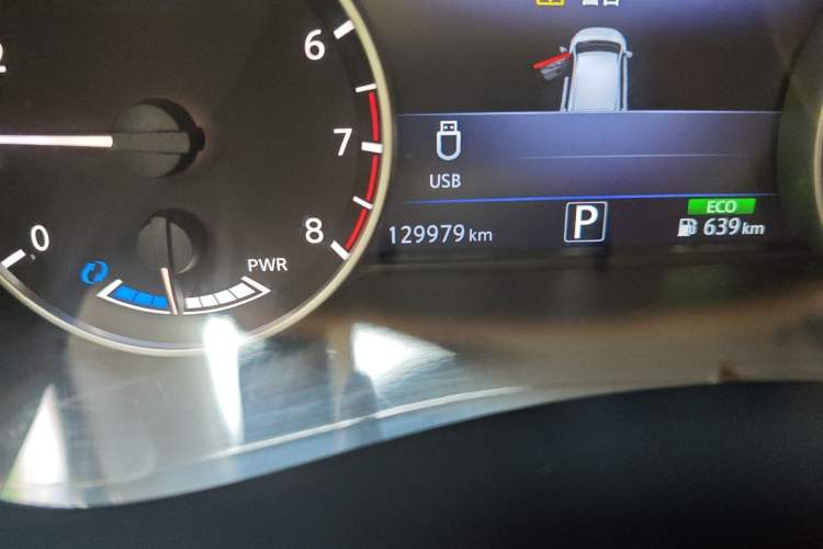 Used Nissan Murano 2015 2.5 S/C HEV XV Four-Wheel Drive Hybrid Flagship Edition Odometer Close Up