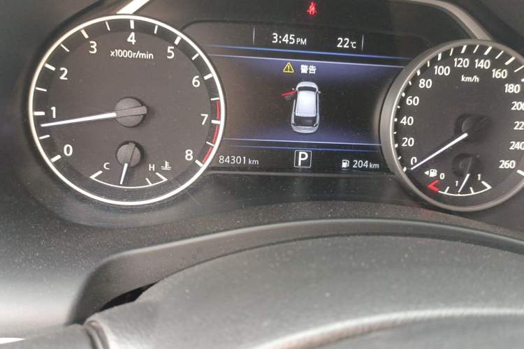 Used Nissan Murano 2015 2.5L XL Two-Wheel Drive Smart Edition Odometer Close Up