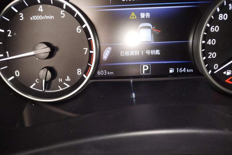 Used Nissan Murano 2017 2.5L XE Two-Wheel Drive Elite Edition Odometer Close Up
