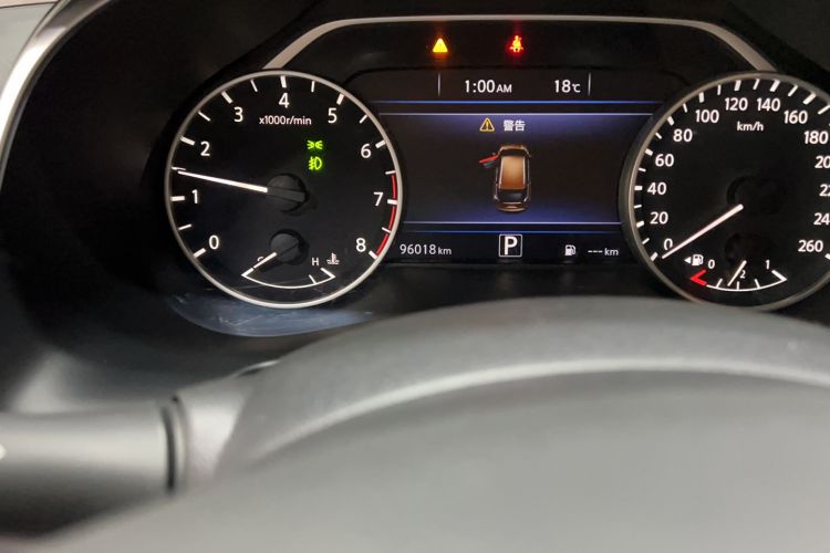 Used Nissan Murano 2017 2.5L XE Two-Wheel Drive Elite Edition Odometer Close Up