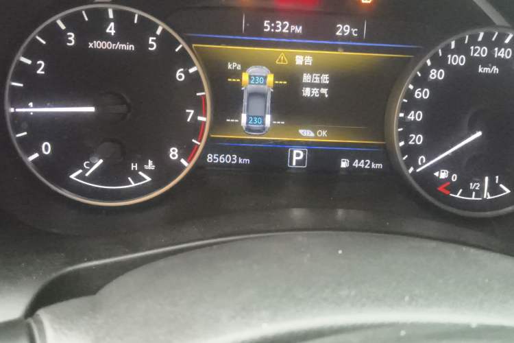 Used Nissan Murano 2017 2.5L XL Two-Wheel Drive Smart Edition Odometer Close Up