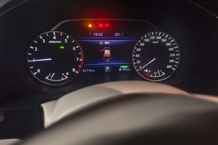 Used Nissan Murano 2017 2.5L XL Two-Wheel Drive Smart Edition Odometer Close Up