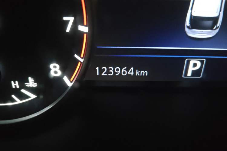 Used Nissan Murano 2017 2.5L XL Two-Wheel Drive Smart Edition Odometer Close Up
