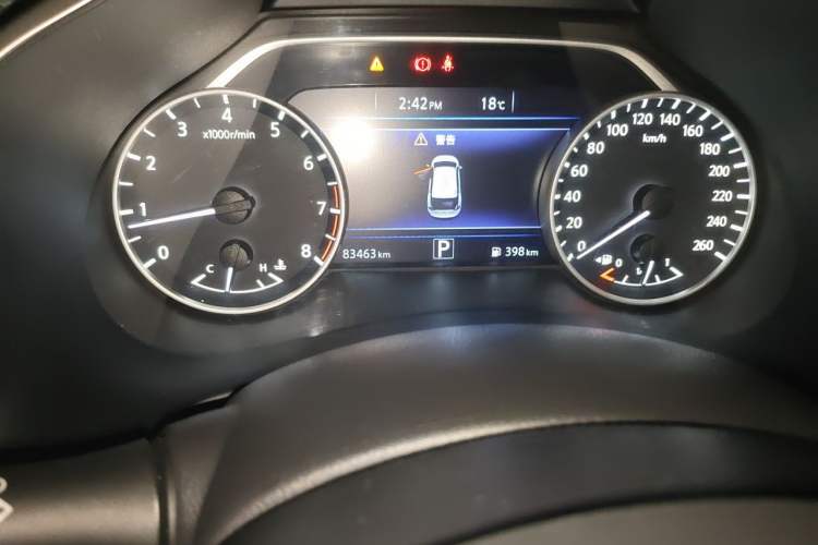 Used Nissan Murano 2017 2.5L XL Two-Wheel Drive Smart Edition Odometer Close Up
