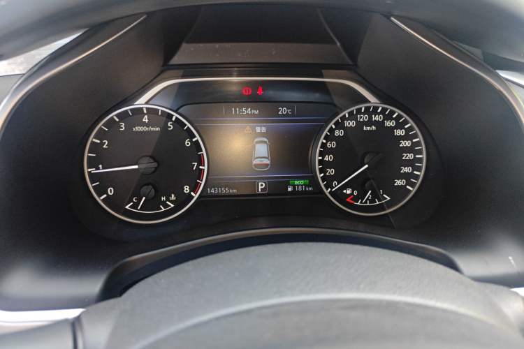 Used Nissan Murano 2017 2.5L XL Two-Wheel Drive Smart Edition Odometer Close Up