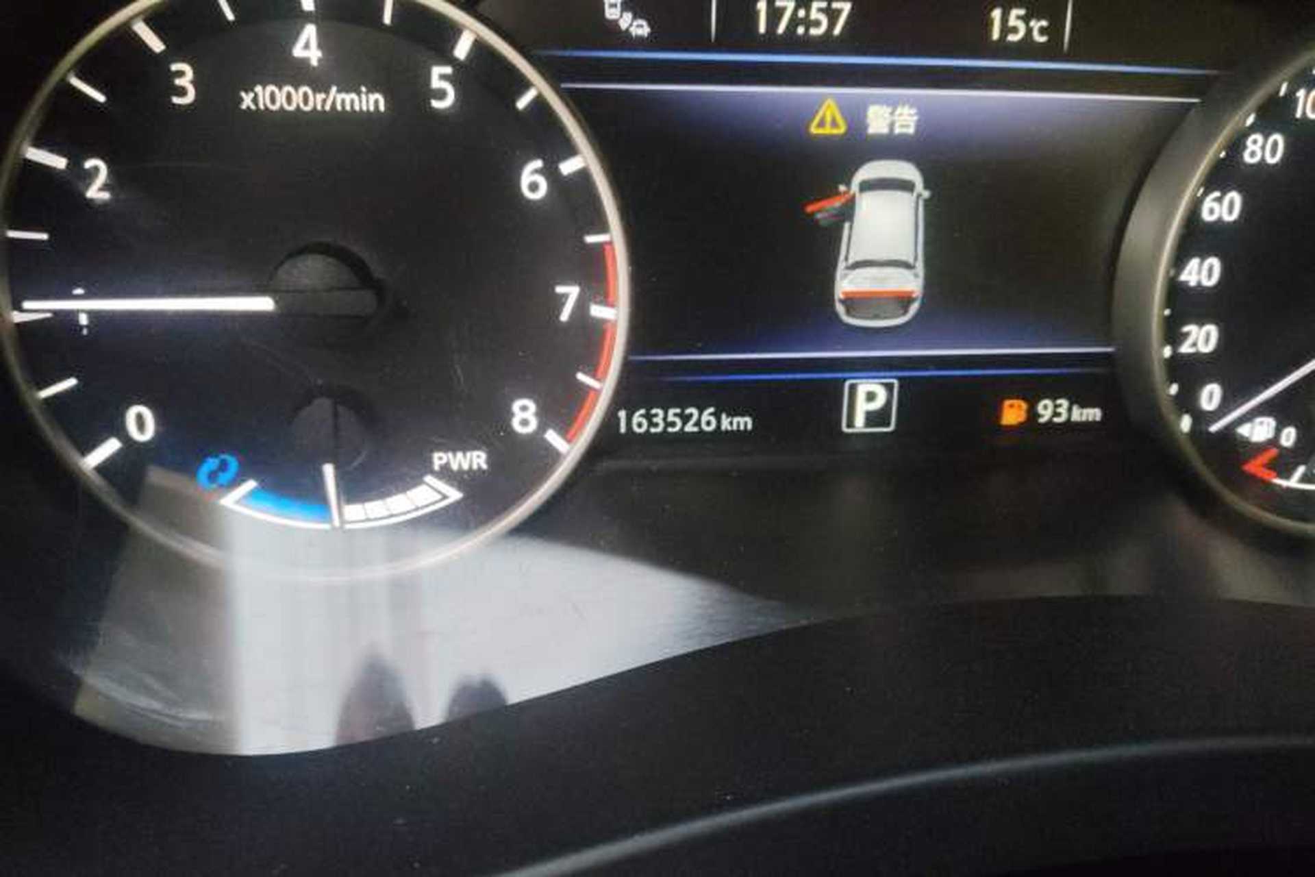 Used Nissan Murano 2017 2.5 S/C HEV XV Four-Wheel Drive Hybrid Flagship Edition Odometer Close Up
