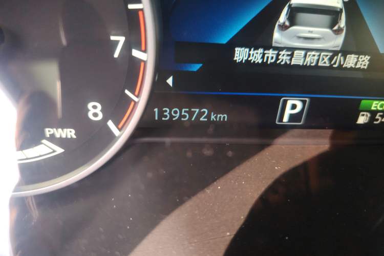 Used Nissan Murano 2017 2.5 S/C HEV XL Four-Wheel Drive Hybrid Prestige Edition Odometer Close Up