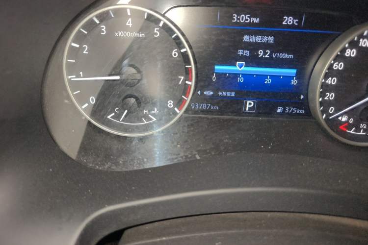 Used Nissan Murano 2017 2.5L XL Two-Wheel Drive Smart Edition Odometer Close Up
