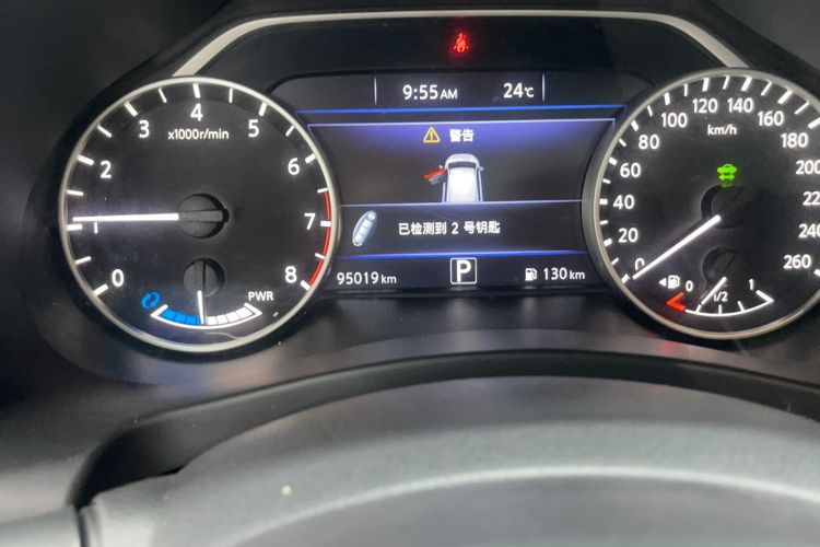 Used Nissan Murano 2017 2.5 S/C HEV XE Four-Wheel Drive Hybrid Luxury Edition Odometer Close Up