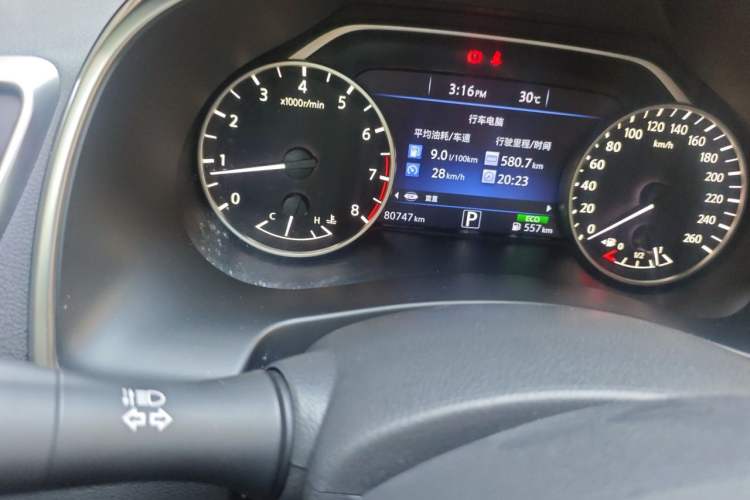Used Nissan Murano 2017 2.5L XL Two-Wheel Drive Smart Edition Odometer Close Up