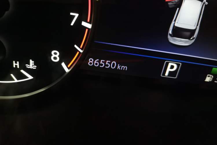 Used Nissan Murano 2017 2.5L XL Two-Wheel Drive Smart Edition Odometer Close Up