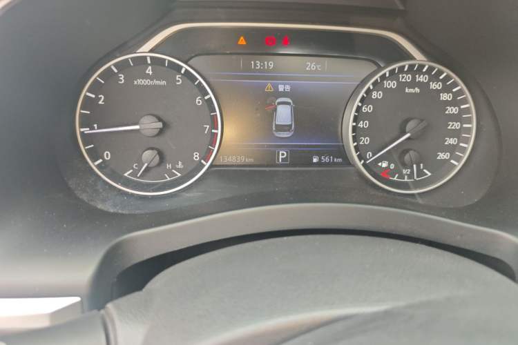 Used Nissan Murano 2017 2.5L XL Two-Wheel Drive Smart Edition Odometer Close Up