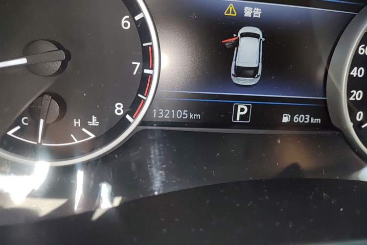 Used Nissan Murano 2017 2.5L XL NAVI Plus Two-Wheel Drive Smart Edition Odometer Close Up