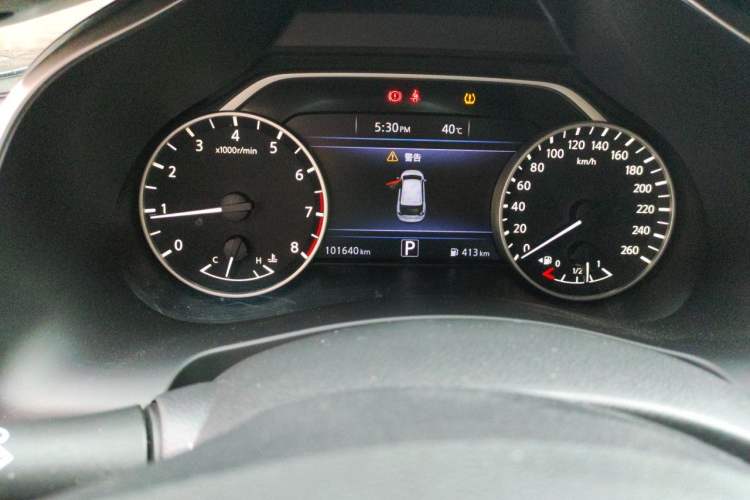 Used Nissan Murano 2017 2.5L XL Two-Wheel Drive Smart Edition Odometer Close Up
