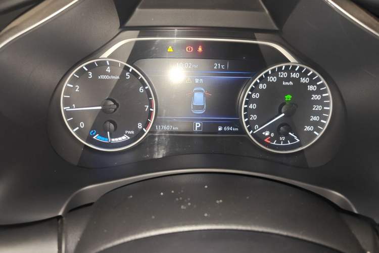 Used Nissan Murano 2017 2.5 S/C HEV XE Four-Wheel Drive Hybrid Luxury Edition Odometer Close Up