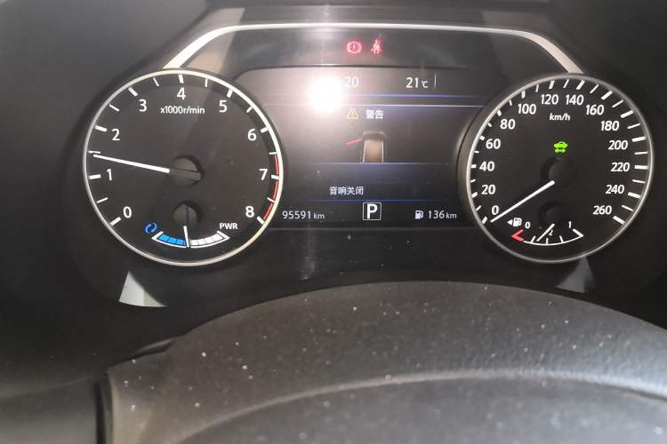 Used Nissan Murano 2017 2.5 S/C HEV XE Four-Wheel Drive Hybrid Luxury Edition Odometer Close Up